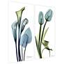 Thumbnail2 of Calla Lily and Tulips" Frameless Printed Tempered Glass Wall Art Set of 2 more views
