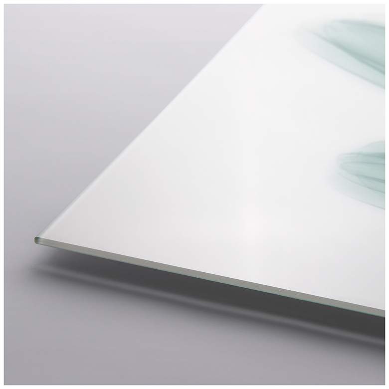 Image 6 Calla Lily and Tulips" Frameless Printed Tempered Glass Wall Art Set of 2 more views
