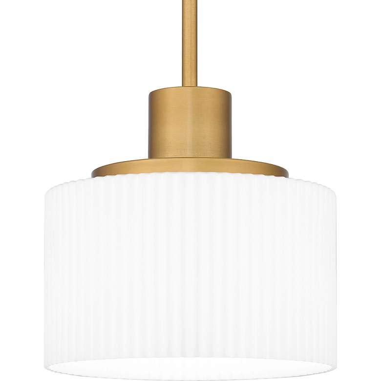Image 5 Callahan 1-Light Aged Brass Mini Pendant Light more views