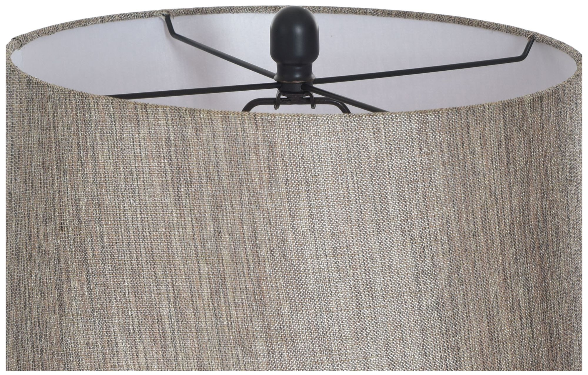 Image 6 Callahan 62.5" High Madison Bronze Floor Lamp with Grey Shade more views