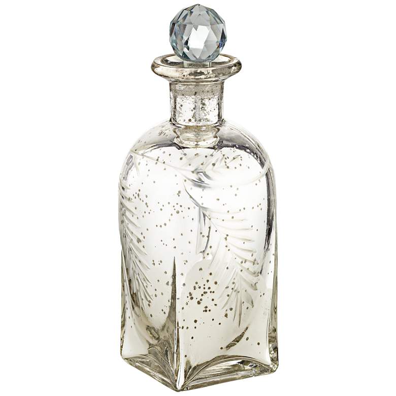 Image 1 Callahan Square Silver Glass Decanter with Stopper