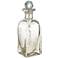 Callahan Square Silver Glass Decanter with Stopper