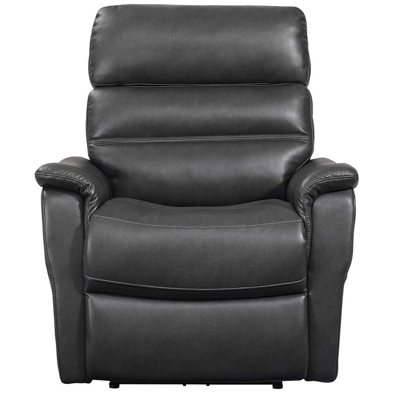 Image 1 Callan Chester Charcoal Power Lift Recliner with USB Port