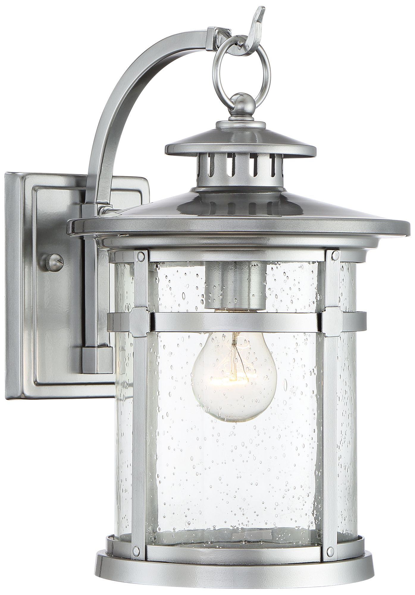 Callaway 11 3/4" High Chrome Outdoor Wall Light Set of 2 160P8