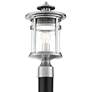 Callaway 15 1/2" High Chrome Outdoor Post Light With Adaptor