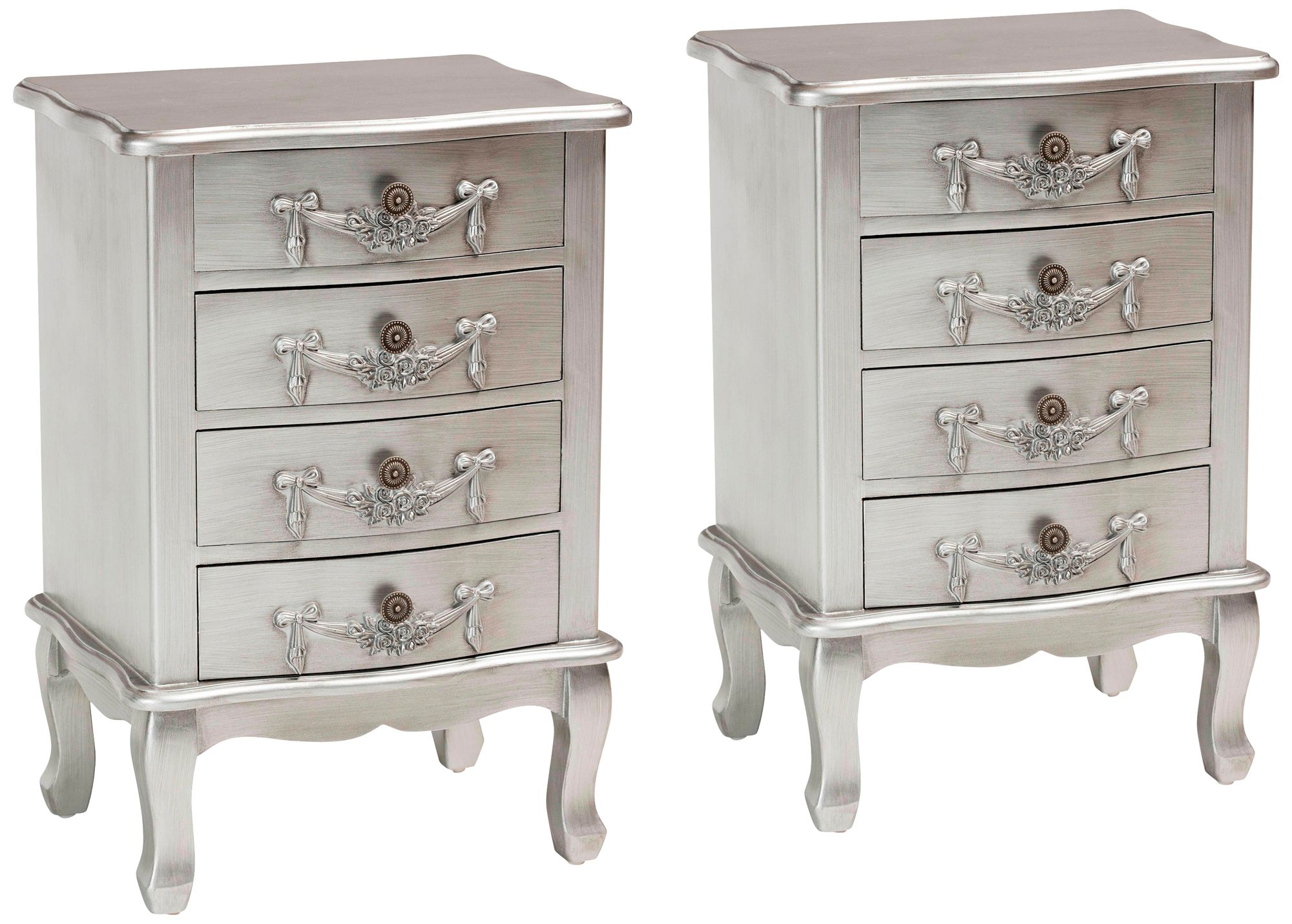 Toulouse store silver drawers