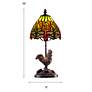 4_Callico Rooster 15" High Antique Bronze Accent Table Lamp more views