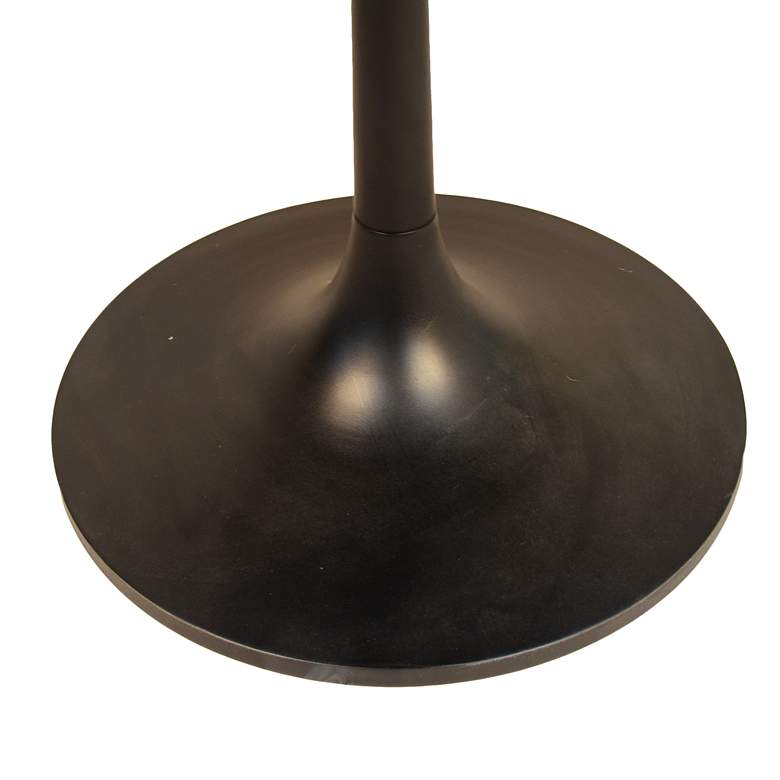Image 4 Callie 40" Wide Elm Wood and Black Round Tulip Dining Table more views