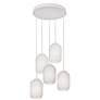 2_Callie 5 Light Round Pendant - White