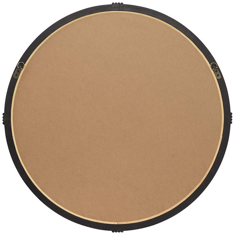 Image 6 Callie Black 32" Round Wall Mirror more views