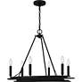 2_Calliope 6-Light Matte Black Chandelier more views