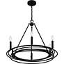 4_Calliope 6-Light Matte Black Chandelier more views