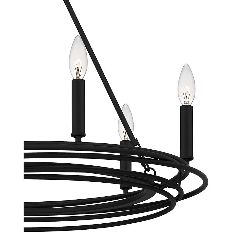 Image 5 Calliope 6-Light Matte Black Chandelier more views