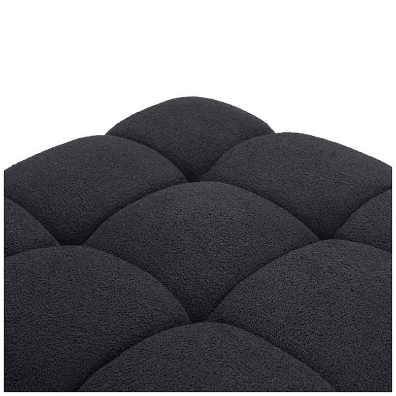 Image 5 Calliope Black Vegan Shearling Modular Sofa more views