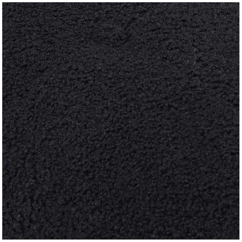 Image 7 Calliope Black Vegan Shearling Modular Sofa more views