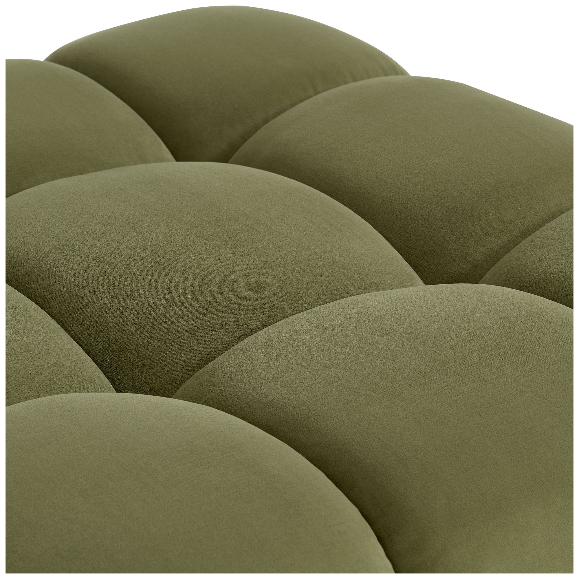 Image 4 Calliope Olive Green Performance Velvet 4-piece Modular Sectional more views