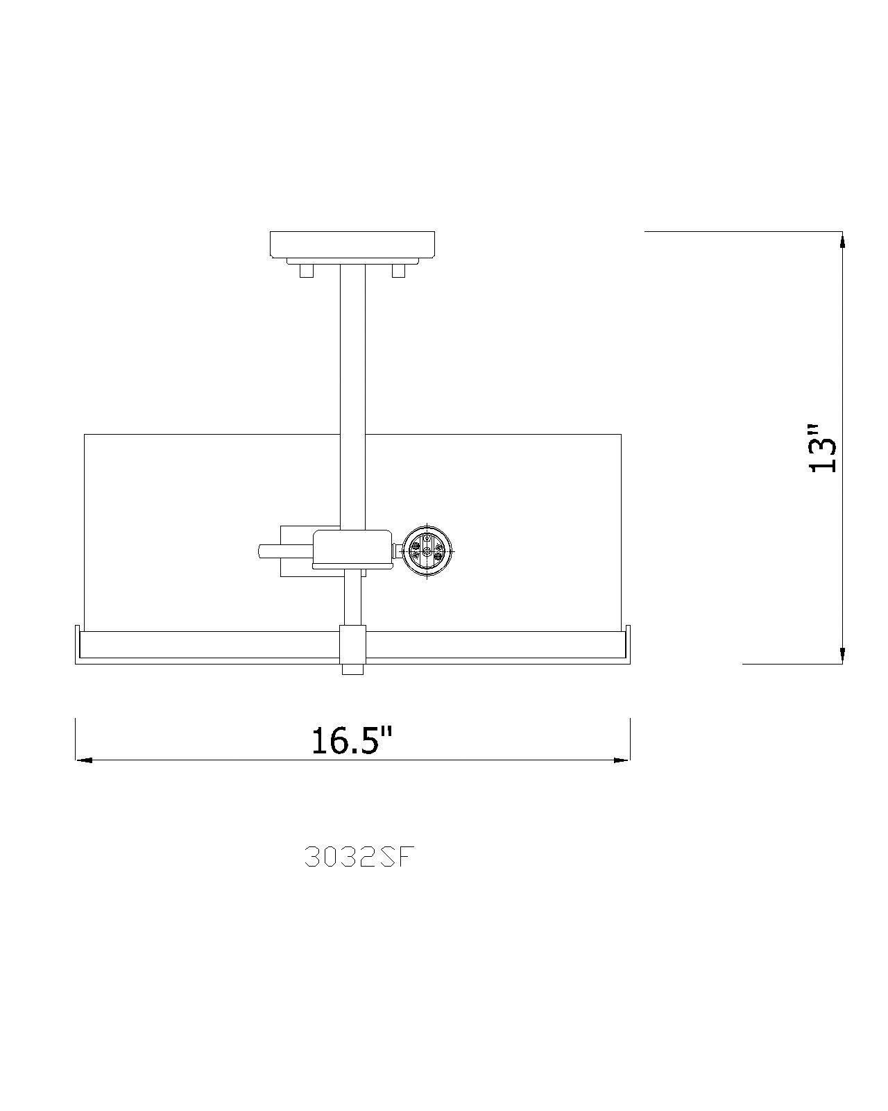 Callista 16 1/2" Wide Matte Black 3-Light Ceiling Light in scene