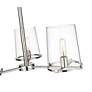7_Callista 28" Wide Polished Nickel 3-Light Chandelier more views