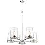 6_Callista 33" Wide Polished Nickel 5-Light Chandelier more views