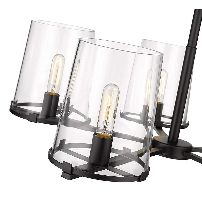 Image 7 Callista by Z-Lite Matte Black 33 inch 5 Light Chandelier more views