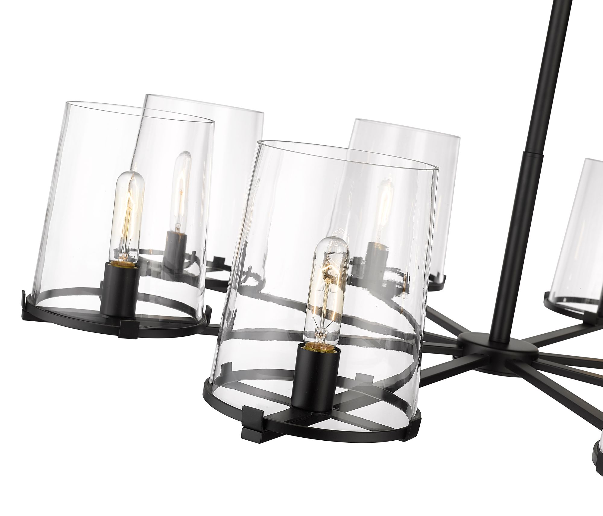 Image 6 Callista by Z-Lite Matte Black 44 inch 8 Light Chandelier more views