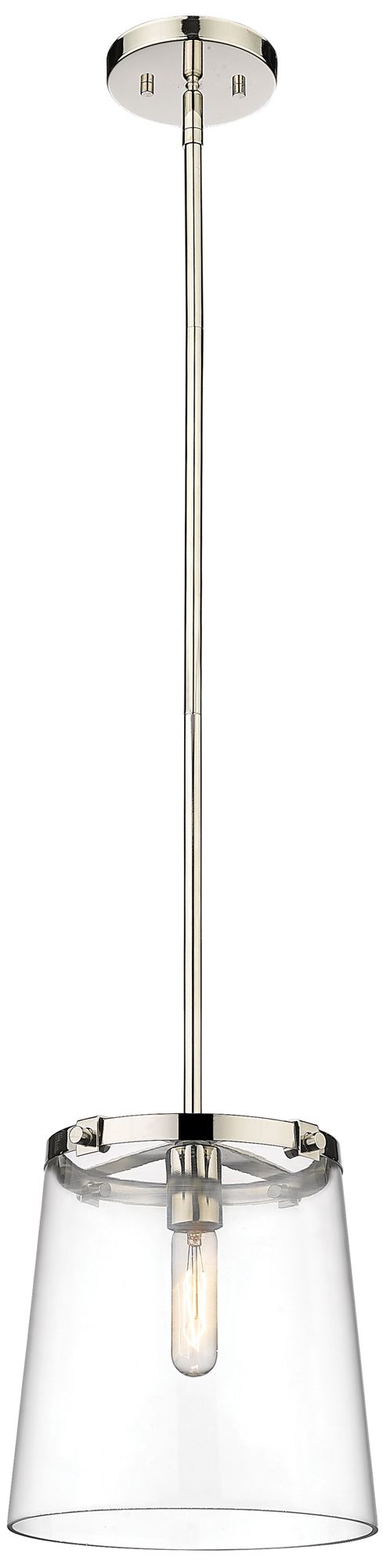 Callista by Z-Lite Polished Nickel 10 inch 1 Light Pendant