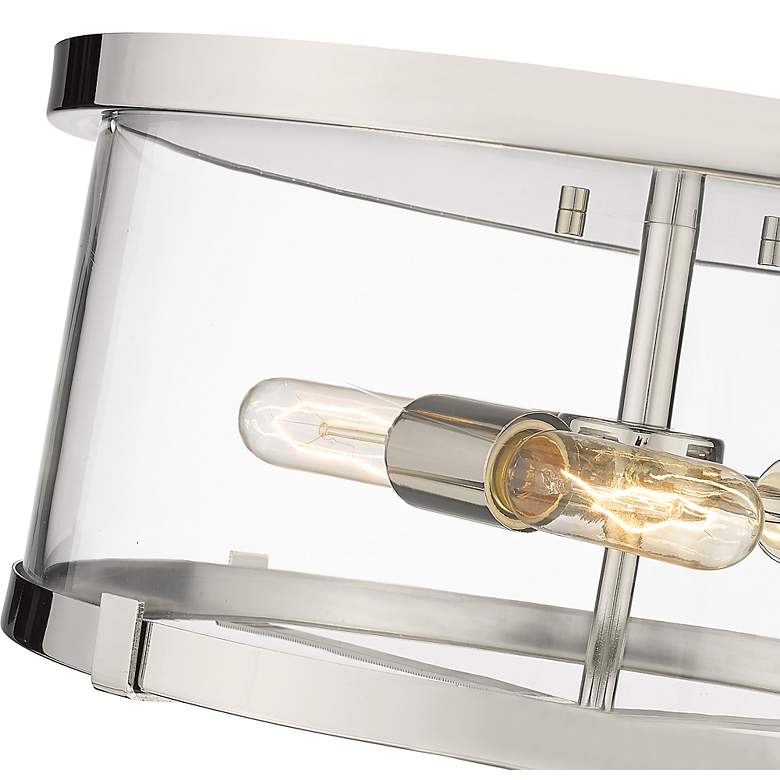Image 7 Callista by Z-Lite Polished Nickel 3 Light Flush Mount more views