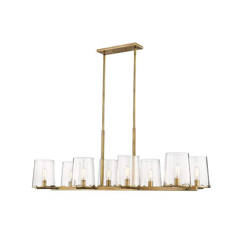 Image 5 Callista by Z-Lite Rubbed Brass 8 Light Island Pendant more views