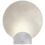Callisto 11.4" High Sterling Sconce With Alabaster Shade