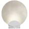 Callisto 11.4" High White Sconce With Alabaster Shade