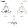Callisto 24" Wide English Bronze 5-Light Chandelier