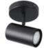 Calloway 4.52" Wide Black Fixed Track Light With Black Shade