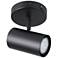 Calloway 4.52" Wide Black Fixed Track Light With Black Shade