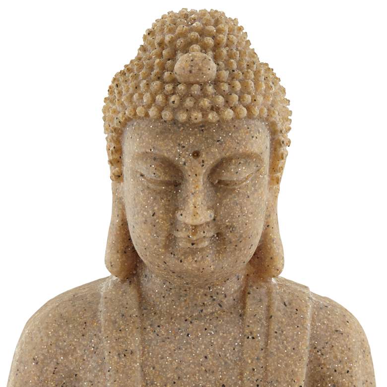 Image 3 Calm Buddha 14 inch High Fountain with LED Light more views