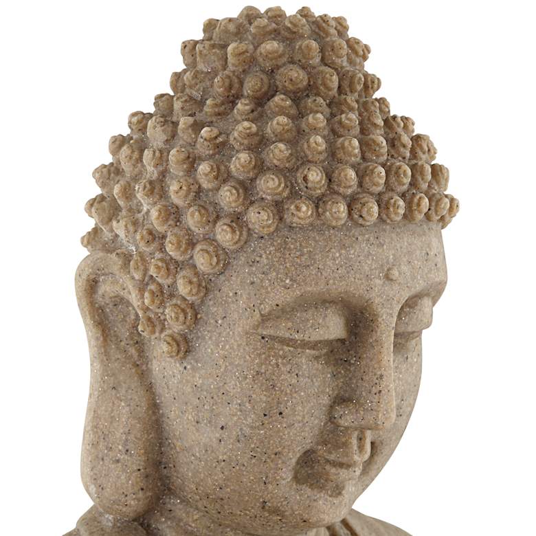 Image 4 Calm Buddha 22" High Zen Fountain with LED Light more views
