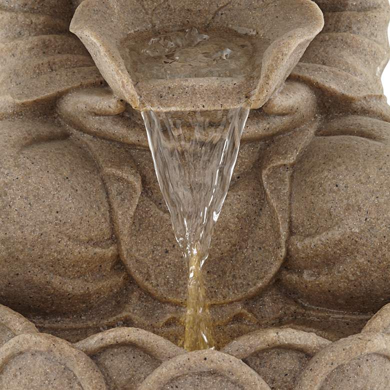 Image 5 Calm Buddha 22" High Zen Fountain with LED Light more views