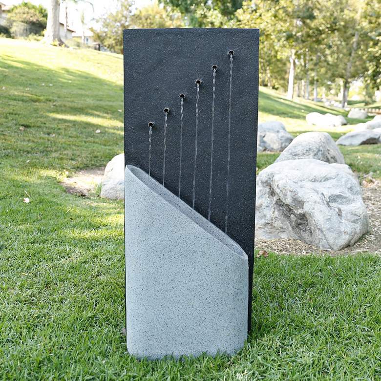 Image 1 Calm Infinity 40" High Modern Waterfall Fountain