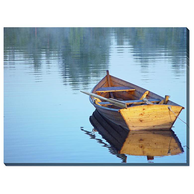 Calm Waters 40&quot; Wide All-Weather Outdoor Canvas Wall Art