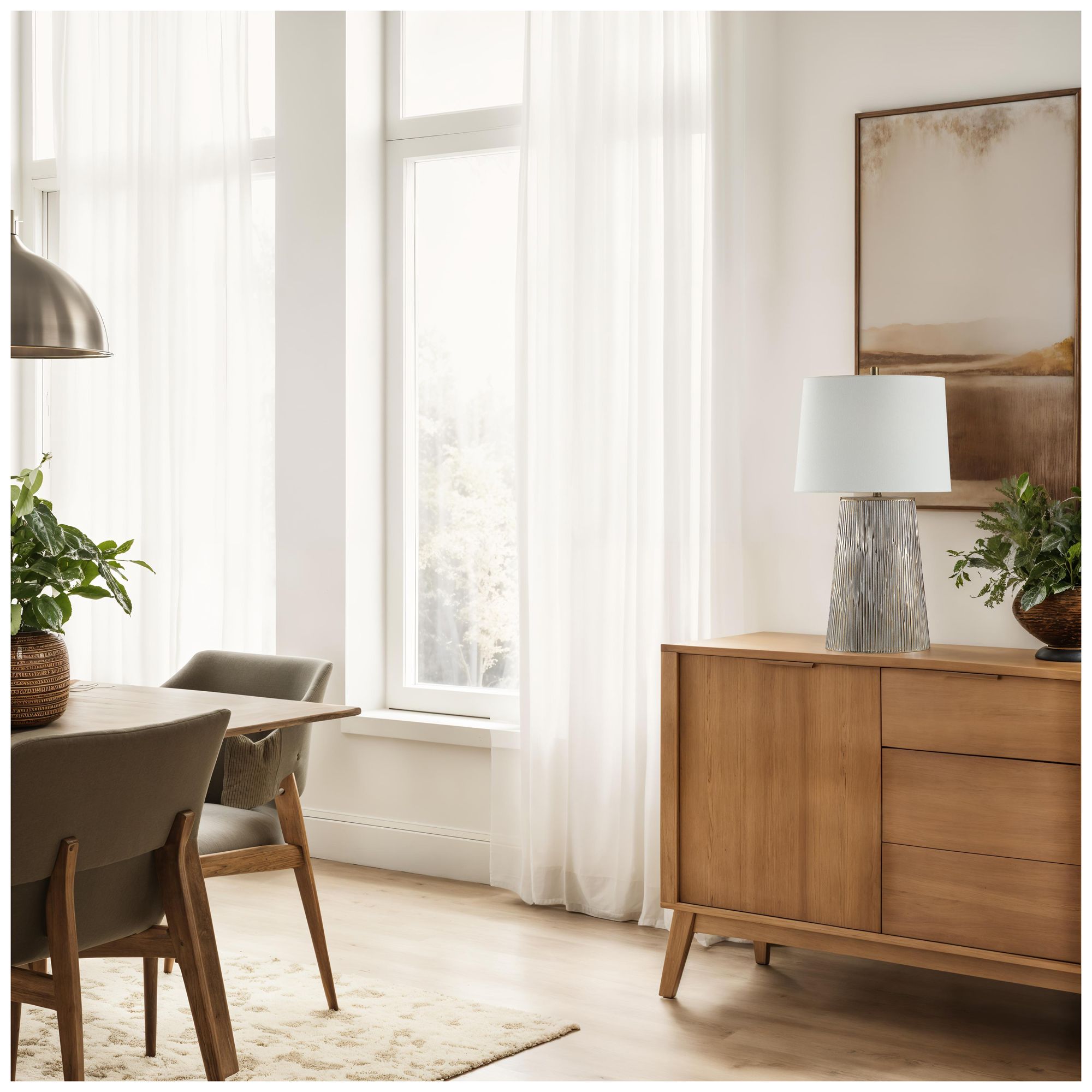 Image 3 Calma 30.0" Height Table Lamps, Grey Rock more views