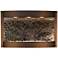 Calming Waters 35"H Mirrored Antique Bronze LED Wall Fountain