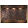 Calming Waters Featherstone Antique Bronze LED Wall Fountain