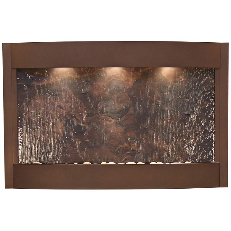 Image 1 Calming Waters Featherstone Woodland Brown Wall Fountain
