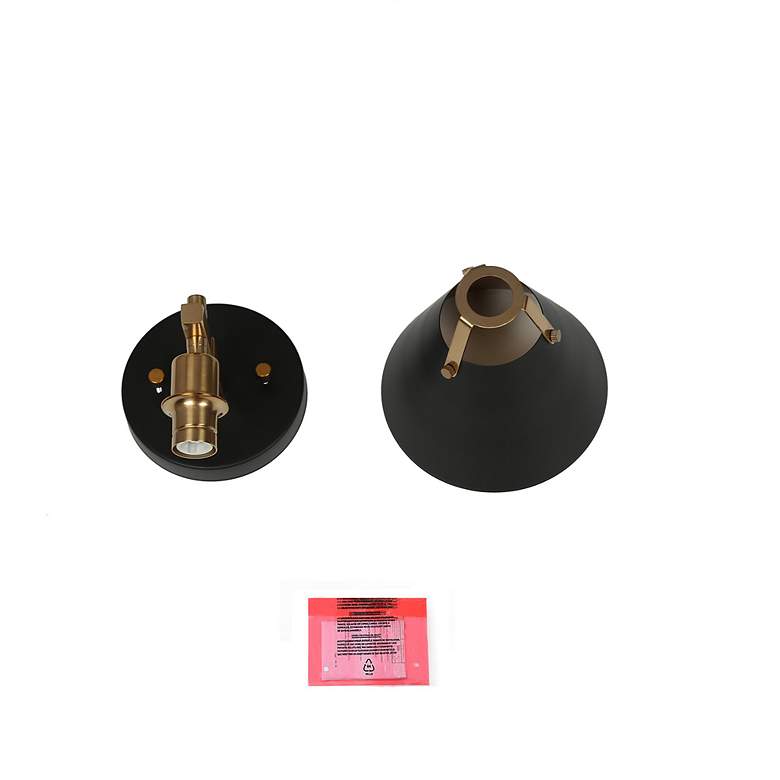 Image 7 Calne 1-Light 6.1" Wide Black Bath Light more views