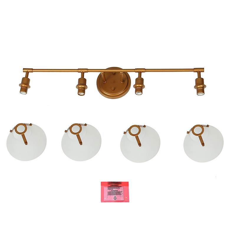 Image 7 Calne 4-Light 31.5" Gold Bath Light more views