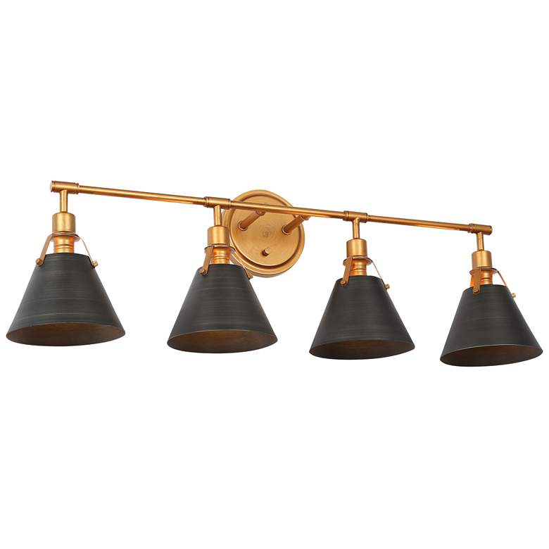 Image 1 Calne 4-Light 31.5" wide Gray Bath Light