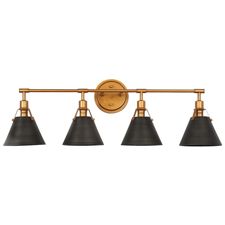 Image 2 Calne 4-Light 31.5" wide Gray Bath Light more views