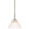 Calpella 6 1/2" Wide Etched Glass Mini Pendant Light