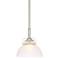 Calpella 6 1/2" Wide Etched Glass Mini Pendant Light