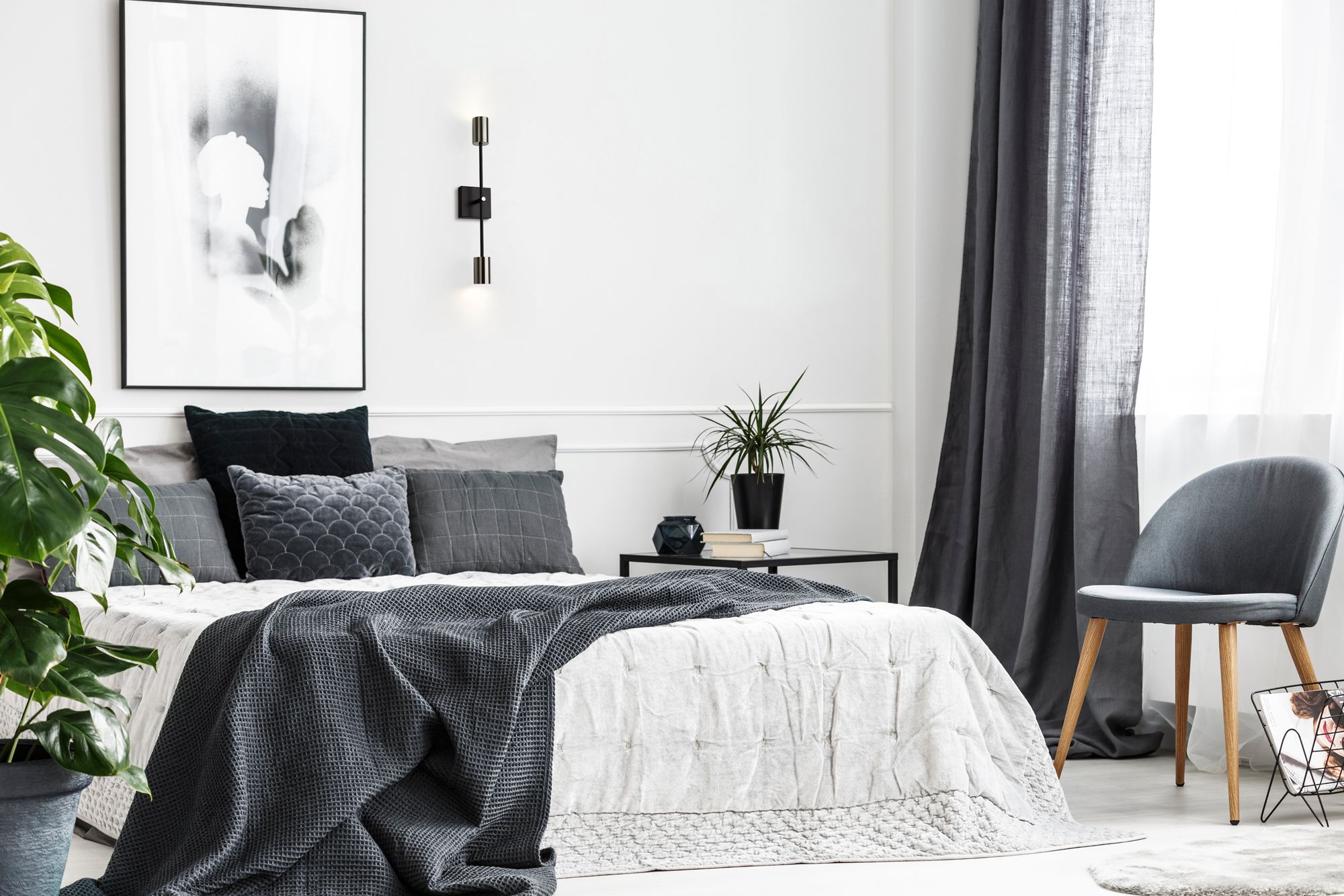 Image 4 Calumet by Z-Lite Mate Black + Polished Nickel 4.5 inch 2 Light Wall Sconce more views