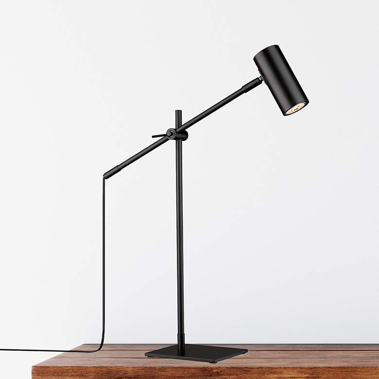Image 1 Calumet by Z-Lite Matte Black 1 Light Table Lamp